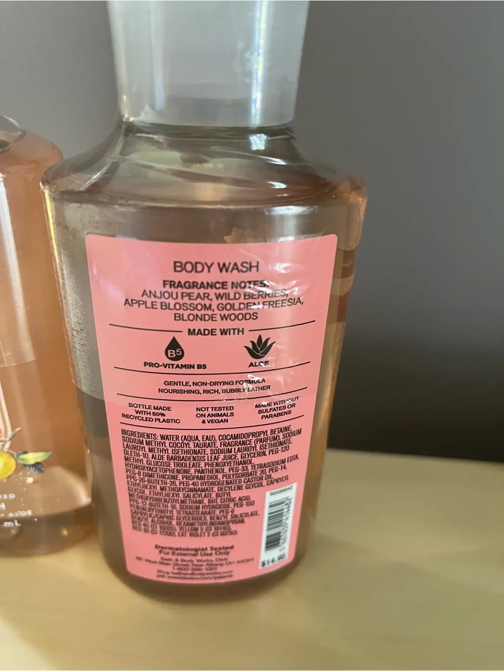Two New Bath & Body Works Pearberry Body Washes